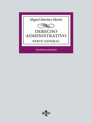 cover image of Derecho Administrativo